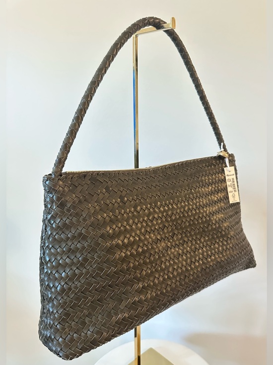Madewell Handbags - Madewell - the Signature Woven Leather Collection- faded olive leather shoulder